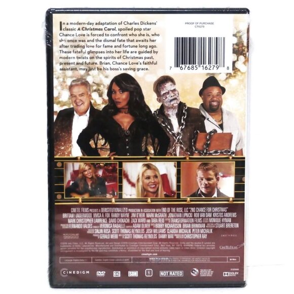 2ND CHANCE FOR CHRISTMAS DVD 2019 Widescreen Brittany Underwood ~ BRAND NEW! ~ - Picture 2 of 4